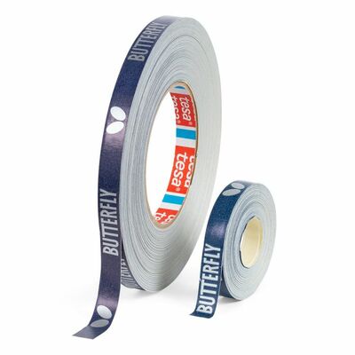 Raketės šono juostelė Butterfly-mėlyna su sidabrine (12mm/50m)